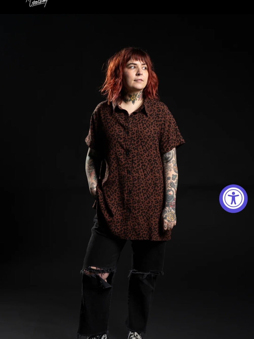 Adrian Linen Button Down - cropped
